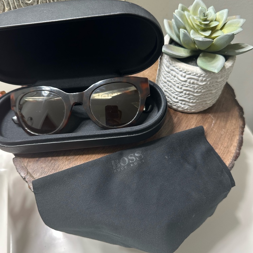 Hugo Boss Tortoise Shell Sunglasses